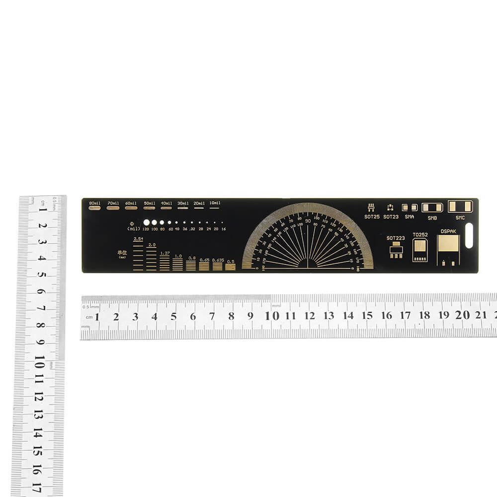 Rigla multifunctionala dedicata electronistilor PCB 20cm [4]