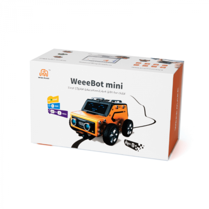 Robot educational STEM cu 10 lectii, Weeebot Mini 181008 [5]