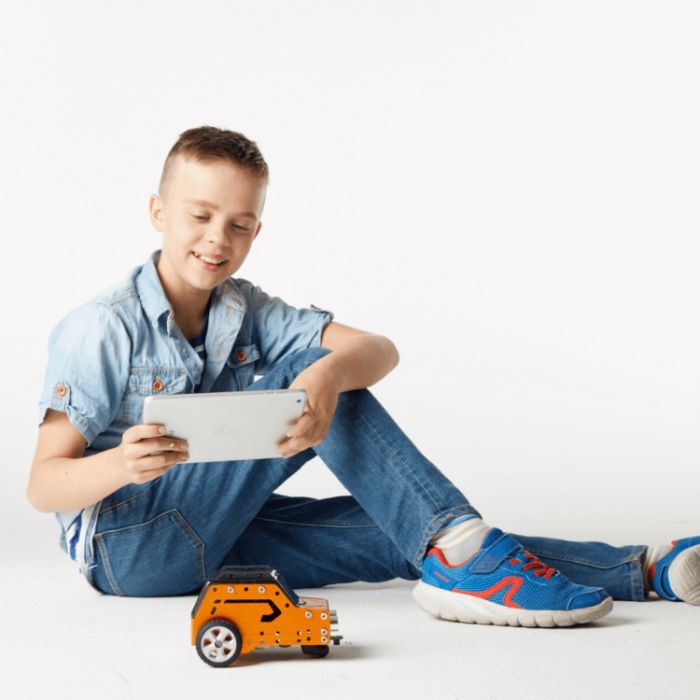 Robot educational STEM cu 10 lectii, Weeebot Mini 181008 [4]