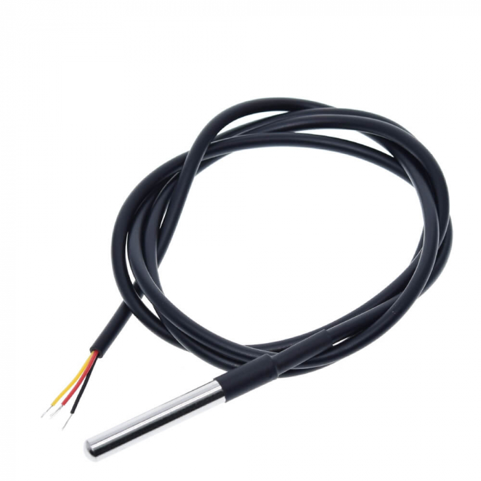 Senzor de temperatura DS18B20 tip sonda, compatibil Arduino [2]