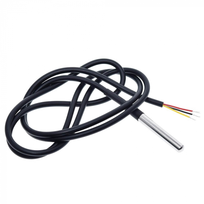 Senzor de temperatura DS18B20 tip sonda, compatibil Arduino [4]