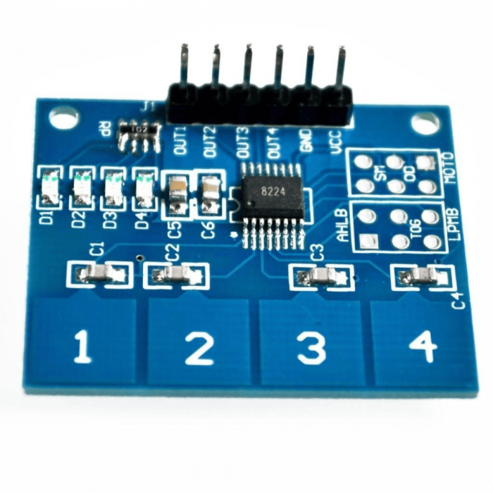 Senzor touch capacitiv TTP224, 4 canale [2]