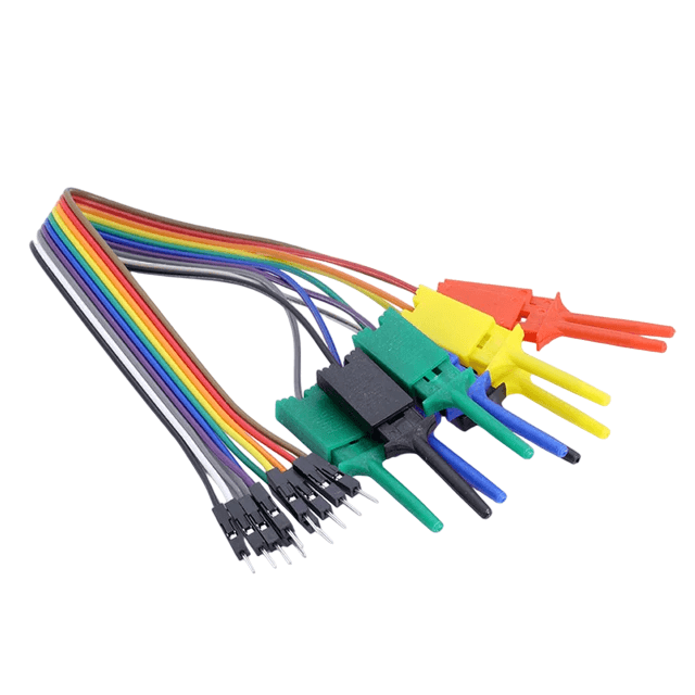 Set 10 cabluri cu carlig de test si terminal tata [2]