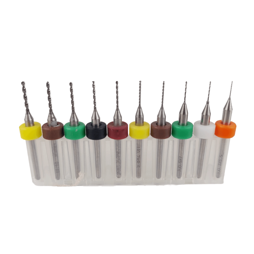 Set de 10 buc mini burghie PCB 0.3-1.2mm, Bitmi 11310 [2]