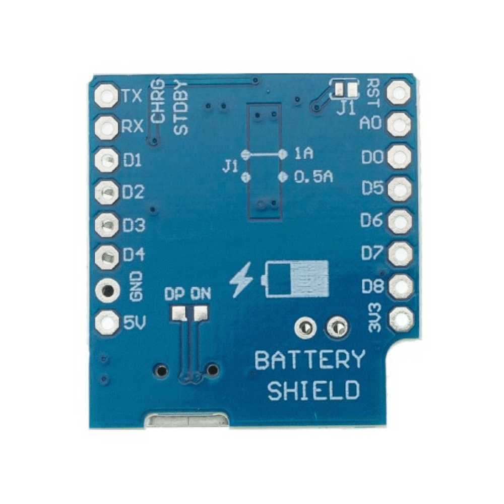 Modul incarcare acumulatori Litiu, 5V/1A, compatibil WeMos D1 Mini [3]