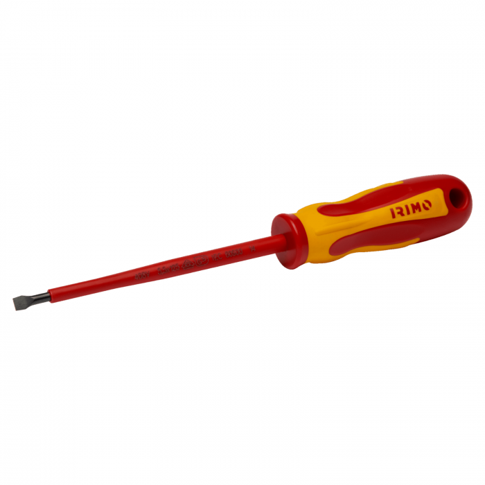Surubelnita pentru electricieni izolata VDE 1000V profil drept 0.4 x 2.5 x 100mm Irimo 408V-2.5-100 [2]
