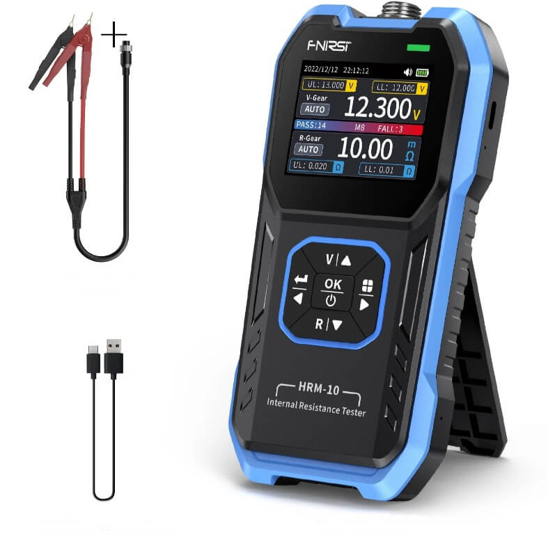 Tester baterii si acumulatori, 0-100V, 0.1mΩ – 200Ω FNIRSI HRM-10 [2]