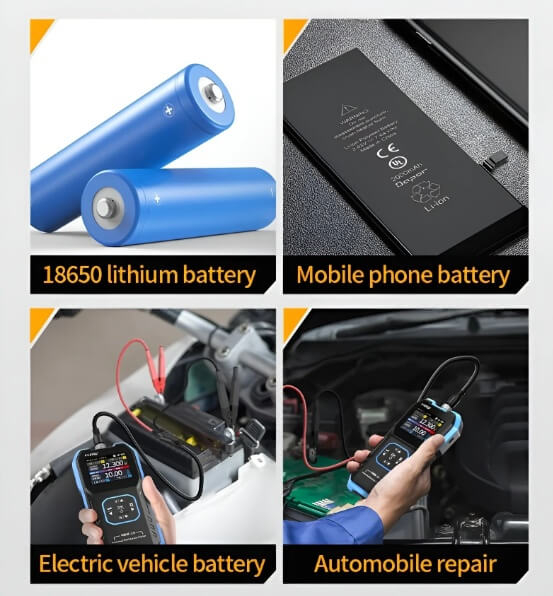 Tester baterii si acumulatori, 0-100V, 0.1mΩ – 200Ω FNIRSI HRM-10 [5]
