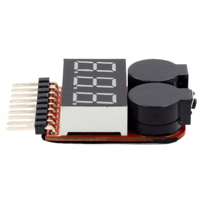 Tester pentru acumulatori, 1S-8S, cu display si buzzer [2]