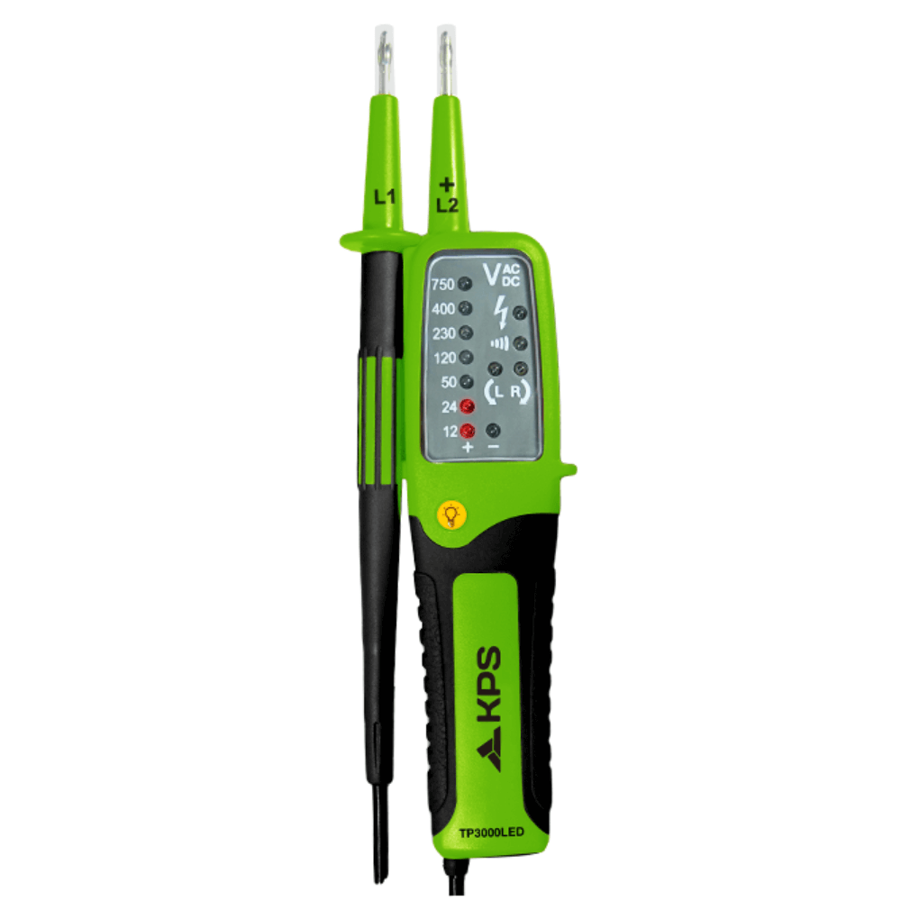 Tester de tensiune fara contact NCV cu LED, 750V AC DC, KPS TP3000LED