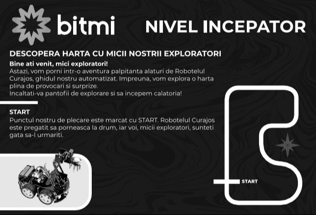 Traseu pentru roboti autonomi cu functie de urmarire a liniei, Bitmi 11442 [2]