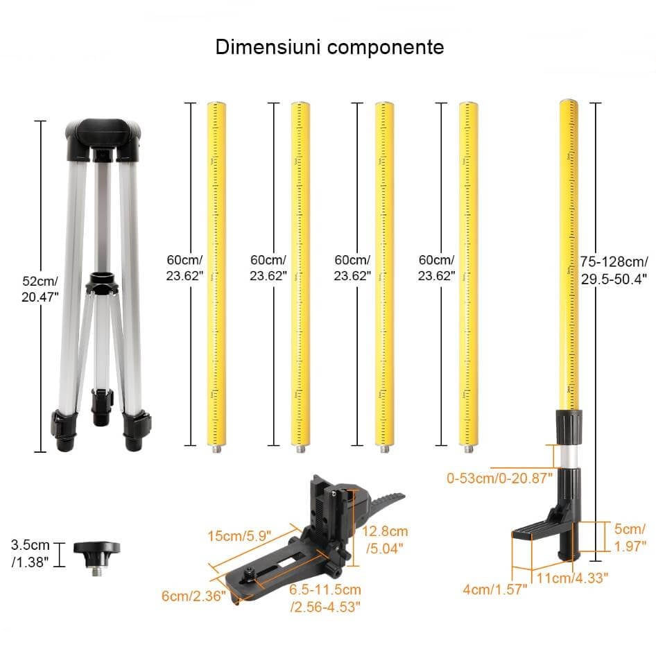 Trepied telescopic universal pentru nivela laser model Bitmi 10093 [6]