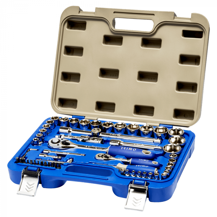 Trusa 58 piese tubulare 1/4"-1/2", Irimo 129-58-4 [2]
