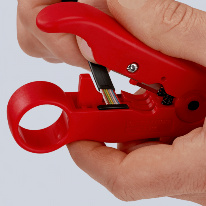 Unealta de dezizolare cabluri coaxiale si cabluri de date Knipex 16 60 06 SB [3]