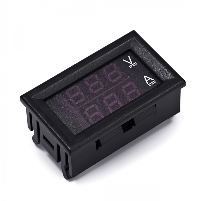 Voltmetru / Ampermetru, 100V/10A, cu afisare LED [2]