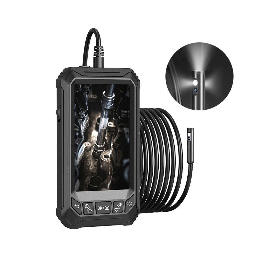 Endoscop digital portabil cu 3 camere, ecran 5" IPS, Full HD, cablu semirigid 5m [2]