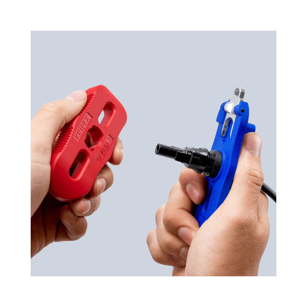 Set unelte de montaj pentru conectori solari MC4 si MC4 Evo 2 Knipex 97 49 66 3 [3]
