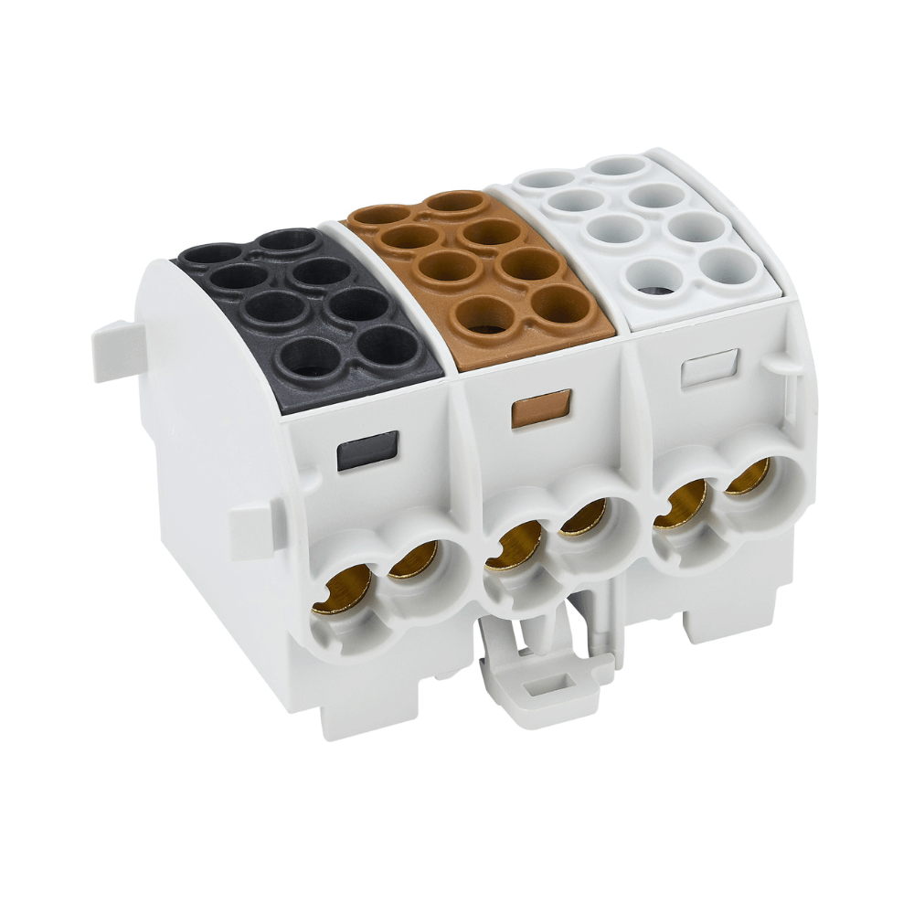 Clema derivatie izolata, Cu, 3 poli, 35mmp, SCHRACK IK026283-X-4 [2]