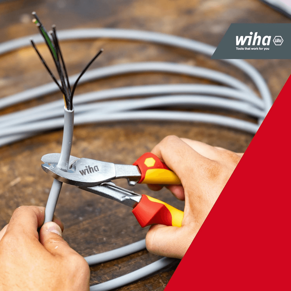 Cleste pentru taiat cabluri electrice, VDE 1000V, 210 mm, Wiha 43666 [3]