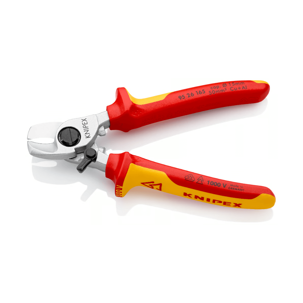 Cleste pentru taiat cabluri, VDE 1000V, 165 mm, KNIPEX 95 26 165 [2]