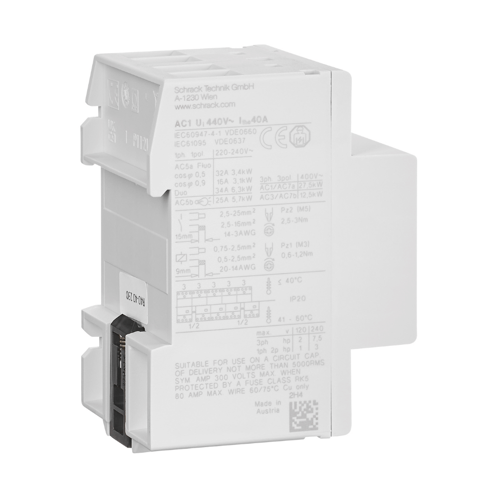 Contactor modular 40A, 230VAC, 4ND, SCHRACK BZ326442 [2]