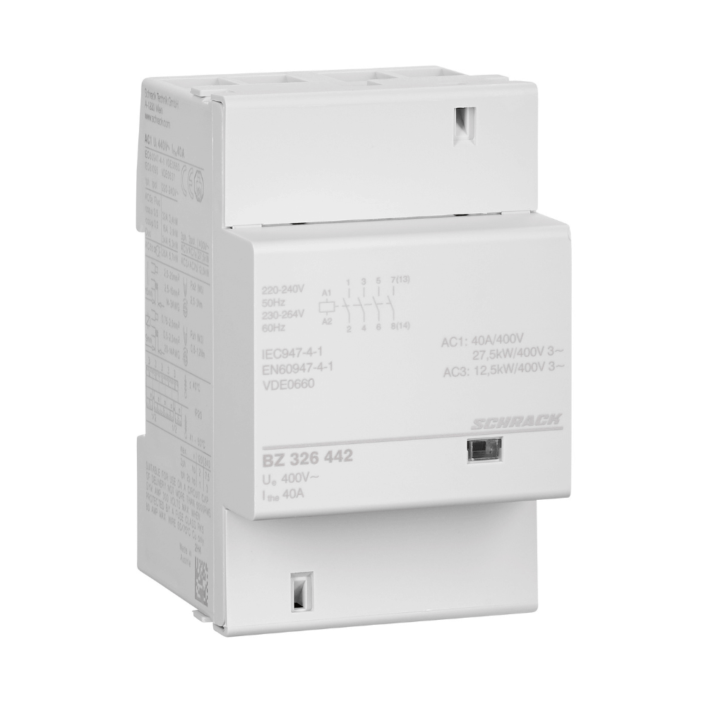 Contactor modular 40A, 230VAC, 4ND, SCHRACK BZ326442 [5]