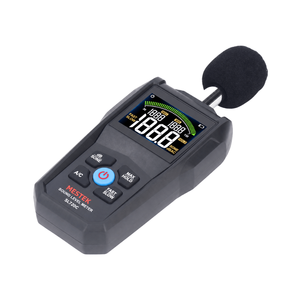 Sonometru digital 30-130dB, LCD, Ponderare A/C, MESTEK SL720C [2]