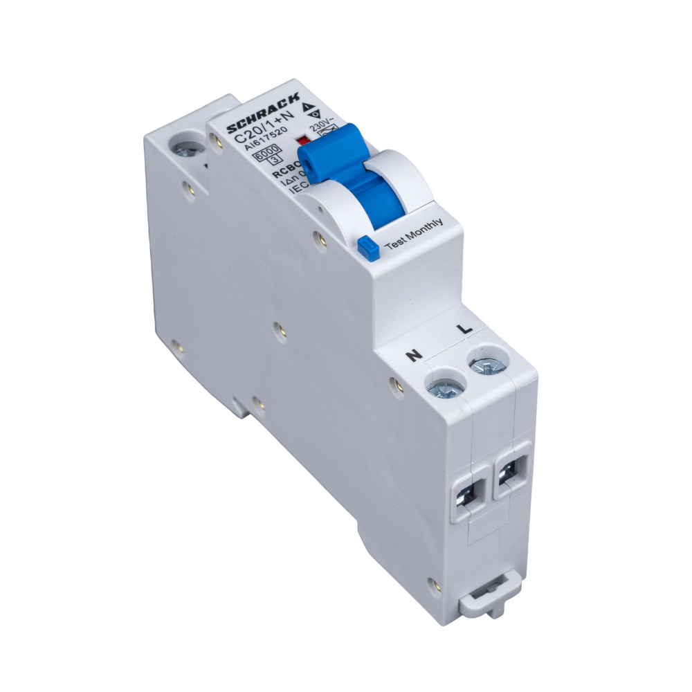 Intrerupator automat diferential, 1P+N, 6kA, C 20/003A, tip A, 1 modul, SCHRACK AI617520 [3]