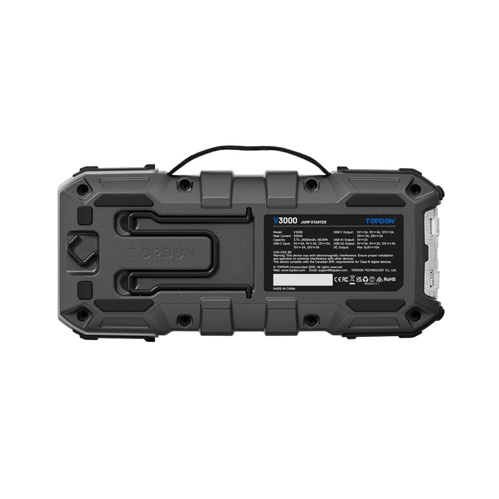 Robot pornire auto portabil 24000mAh, 3000 A, TOPDON V3000 [3]