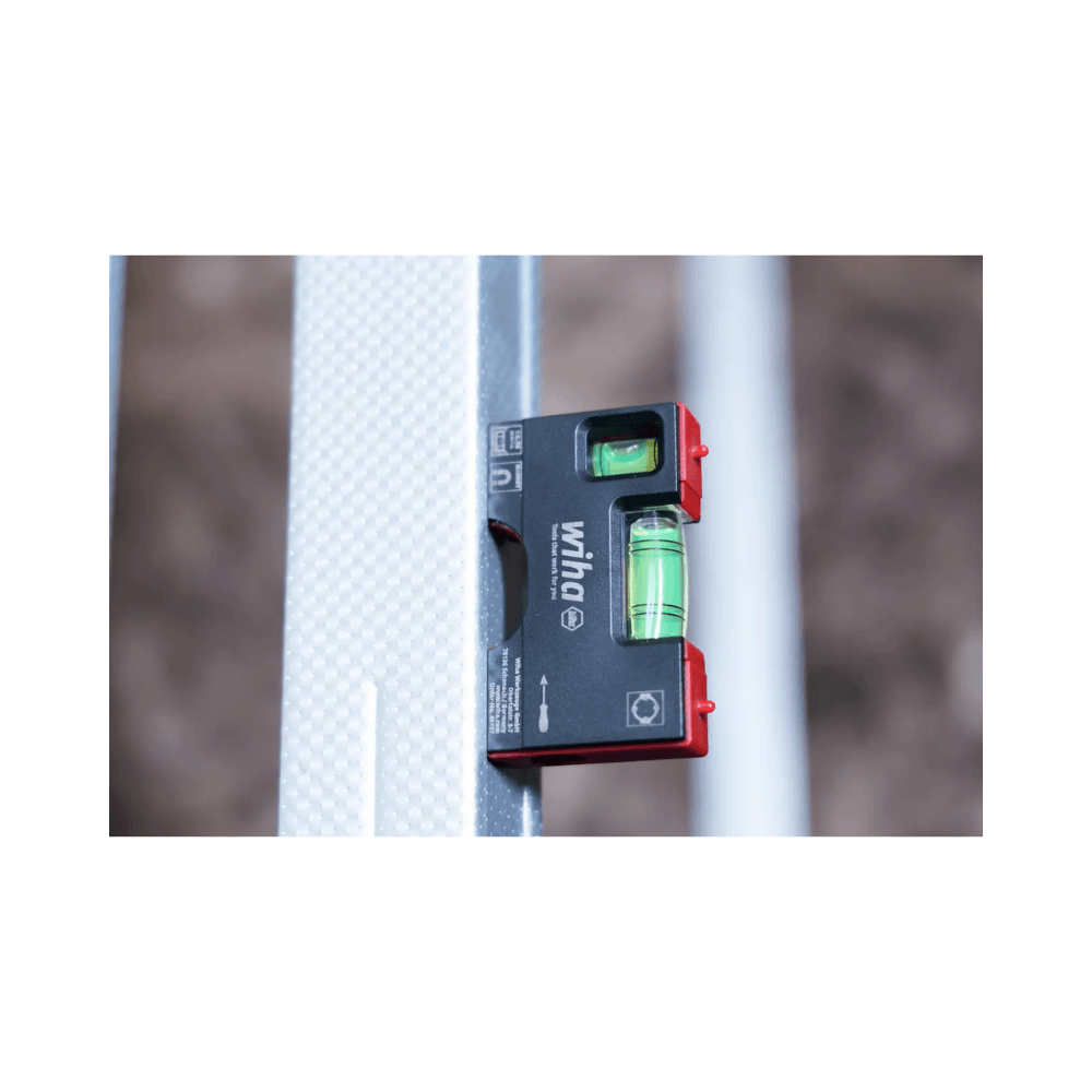 Mini nivela magnetica de buzunar pentru electricieni, 8 cm, Wiha 46957 [4]