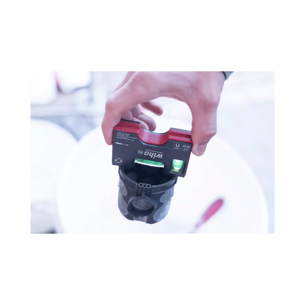 Mini nivela magnetica de buzunar pentru electricieni, 8 cm, Wiha 46957 [2]