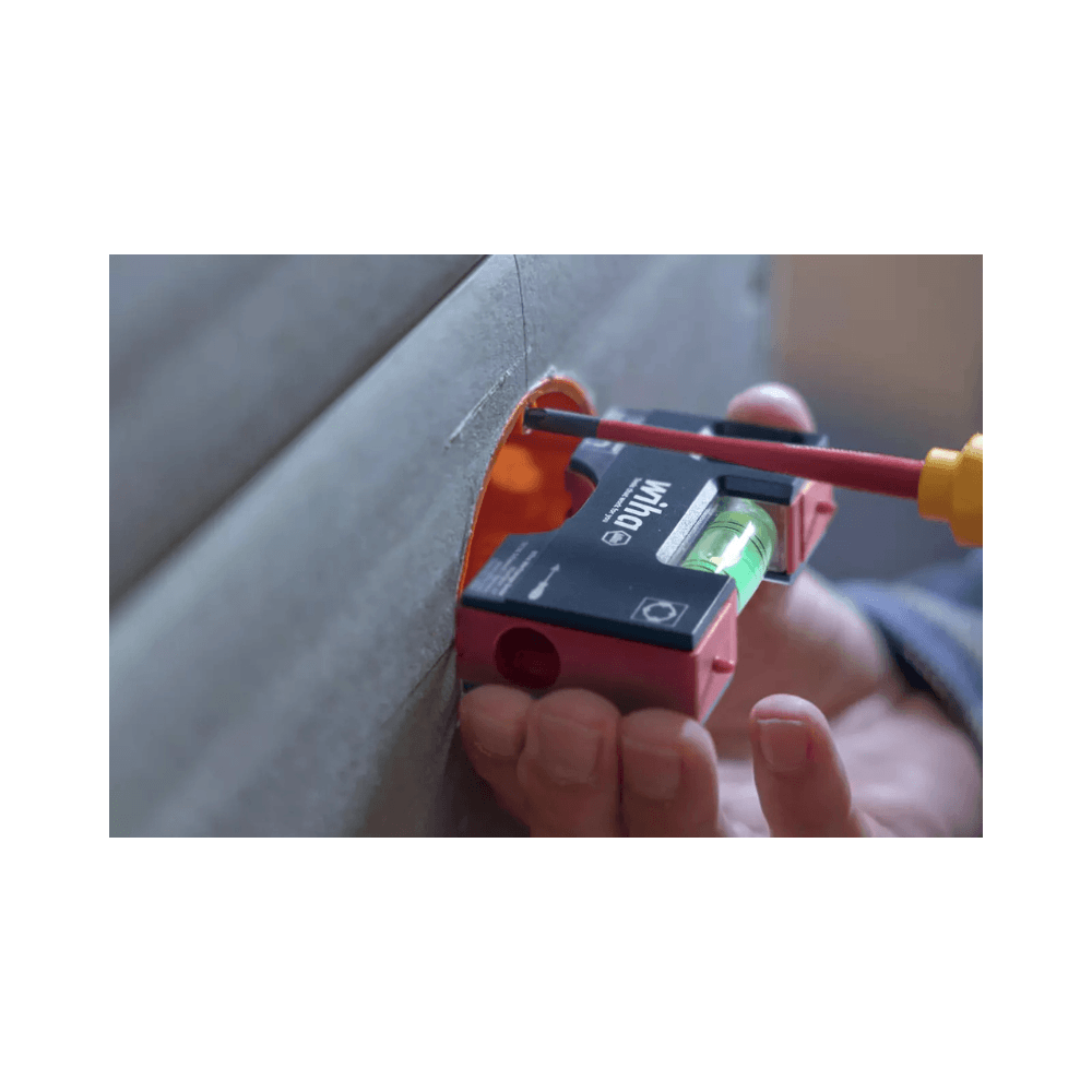Mini nivela magnetica de buzunar pentru electricieni, 8 cm, Wiha 46957 [5]