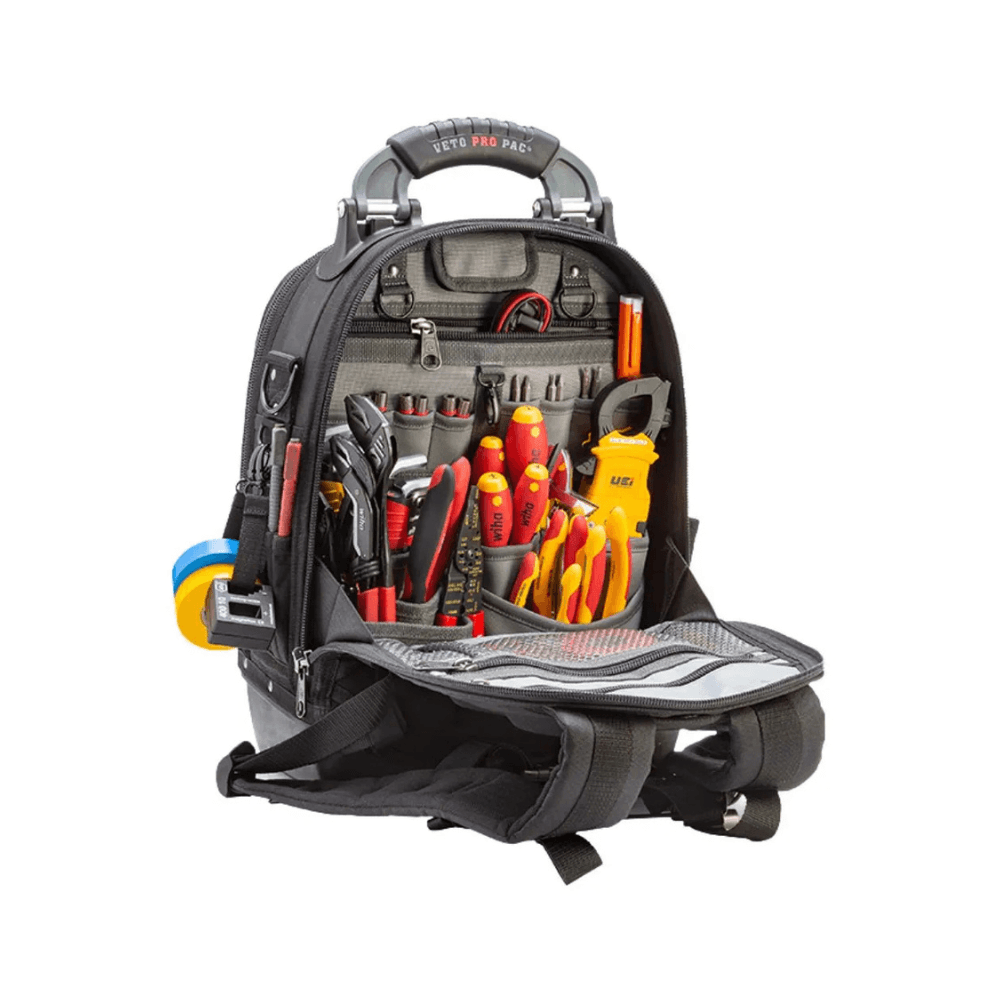 Rucsac pentru scule profesional, 39 buzunare, Veto Pro Pac Tech Pac MC Blackout AX3582 [7]