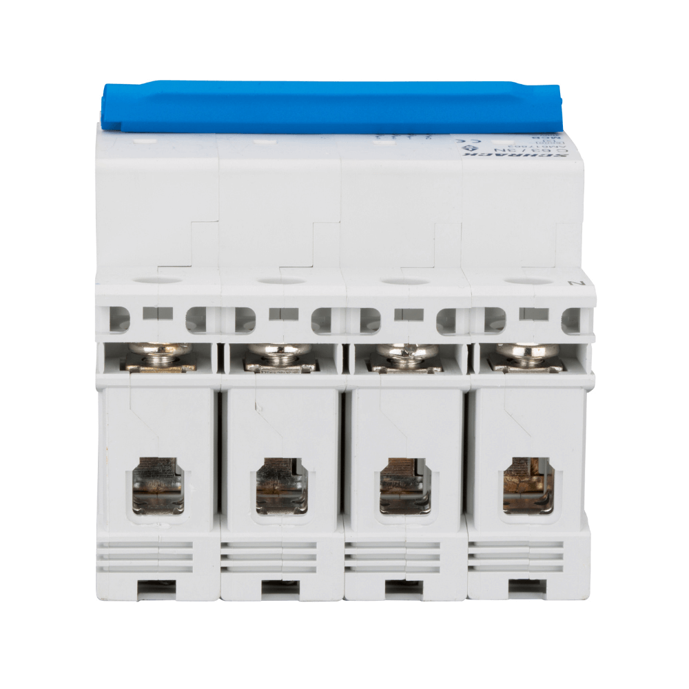 Intrerupator automat modular (MCB) AMPARO, 6kA, C 63A, 3P+N, SCHRACK AM617863 [3]