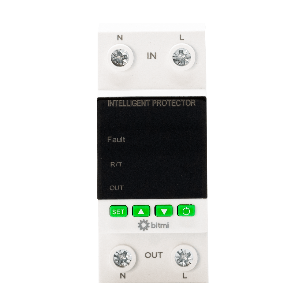 Releu de protectie la tensiune si curent cu reconectare, 220V 63A, Bitmi 11856 [3]