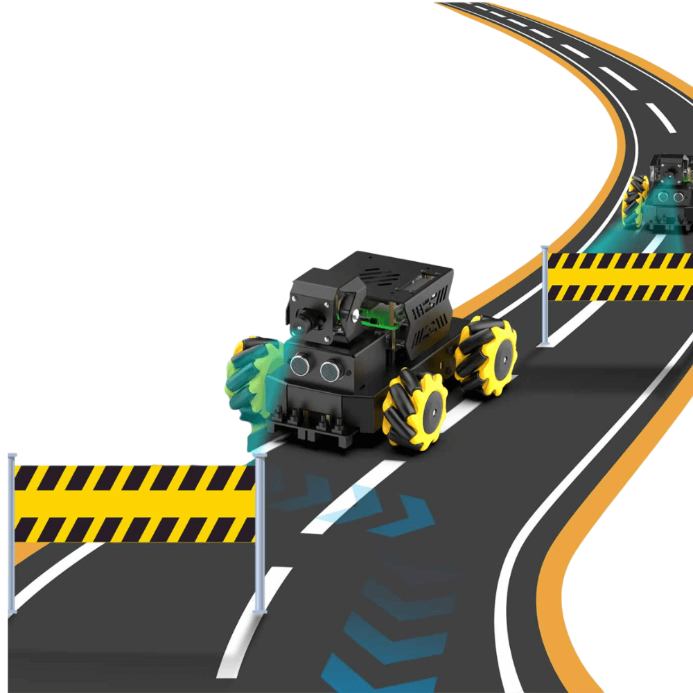 Kit robot inteligenta artificiala RASPBOT V2 Robot Car, compatibil Raspberry Pi 5 [4]