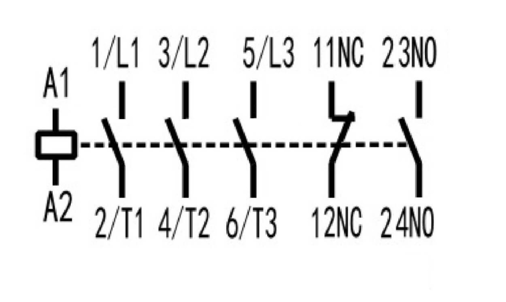 Contactor 3P, 230VAC, 9A, 4kW, 9A, 1ND+1NI, SCHRACK LZDC09B3 [10]