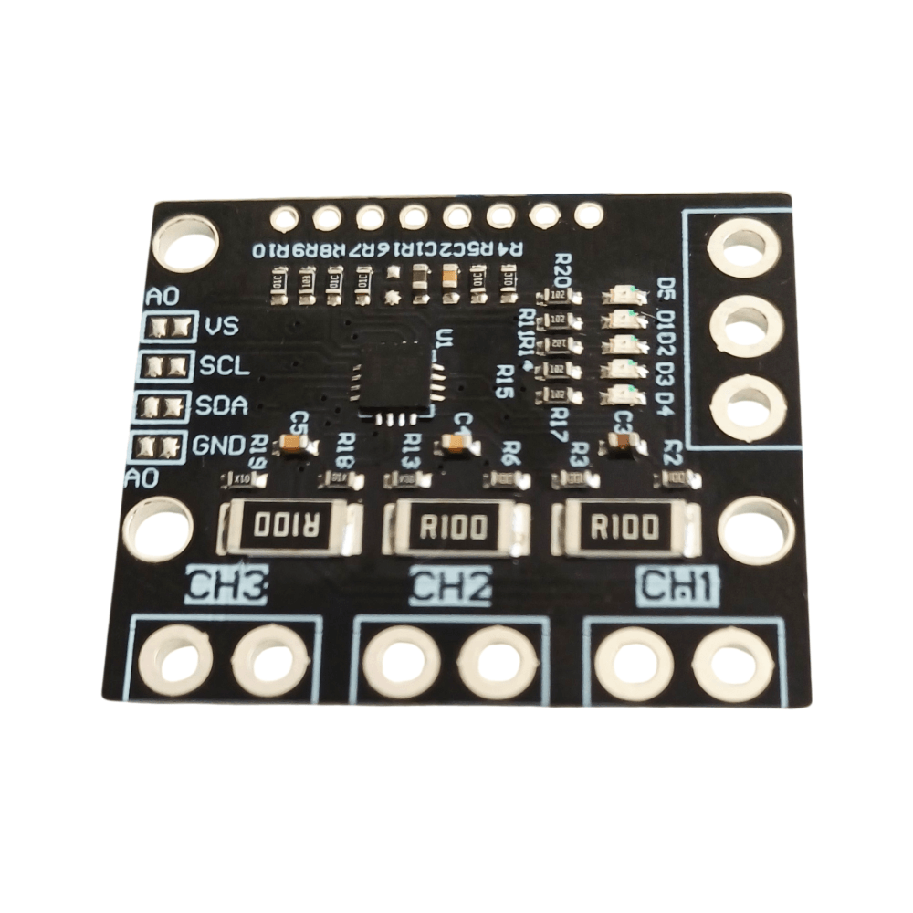 Senzor monitorizare tensiune si curent, 3CH, I2C, SMBUS, INA3221 [4]