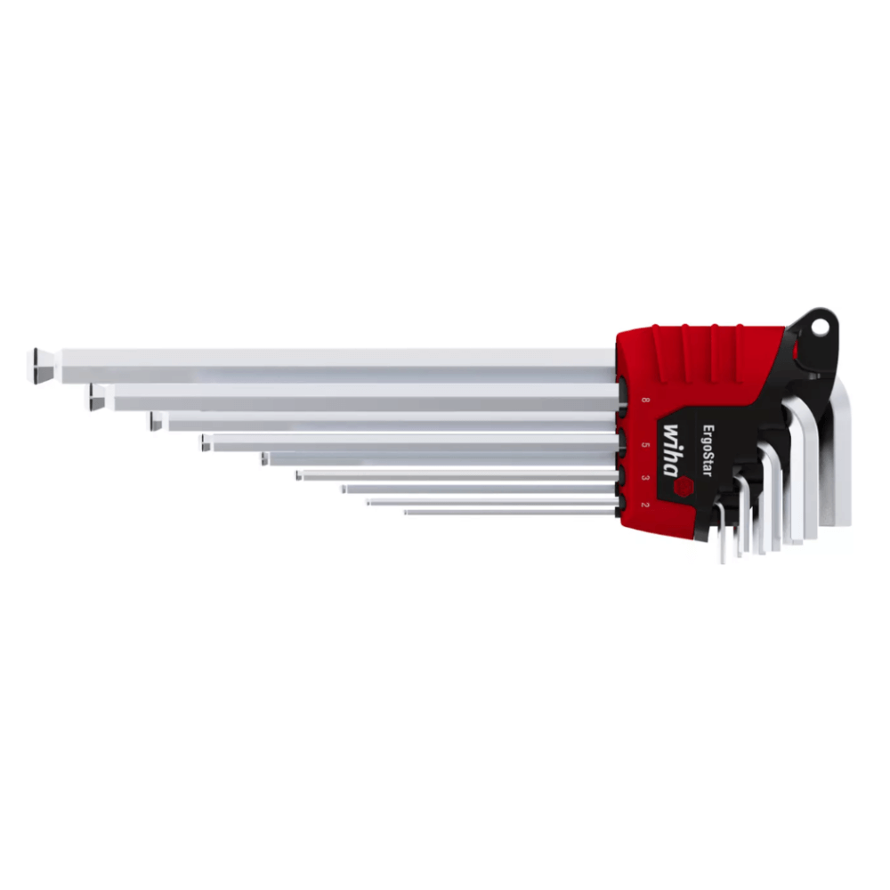 Set chei imbus cu profil hexagonal, 9 buc - Wiha 43851