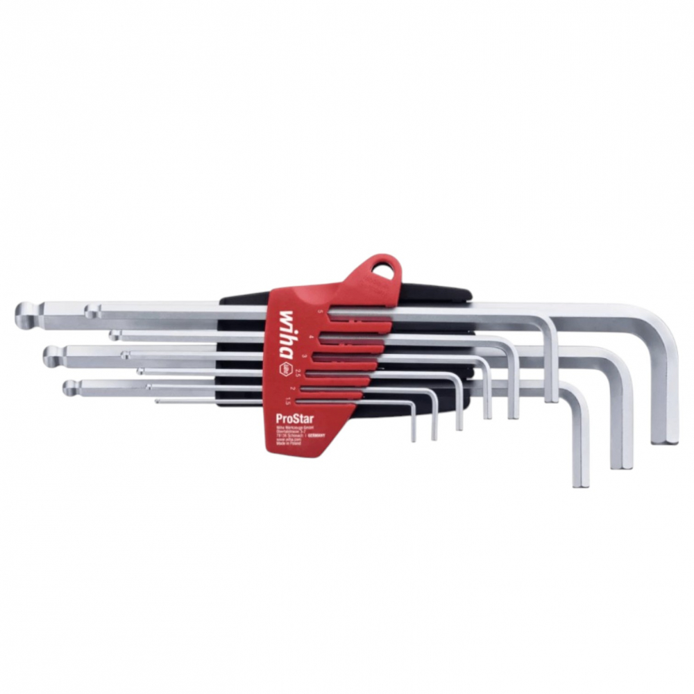 Set chei imbus hexagonale, 9 piese - Wiha 07192