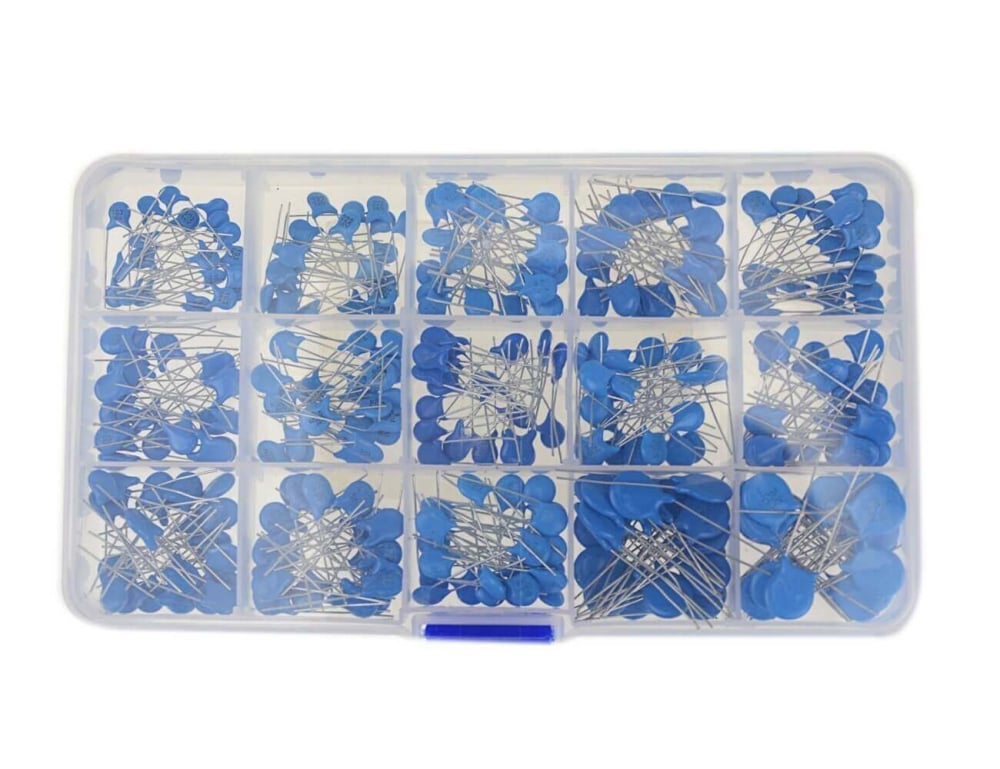 Set 300 condensatori ceramici HV 1kV-3kV, Bitmi 12288 [2]