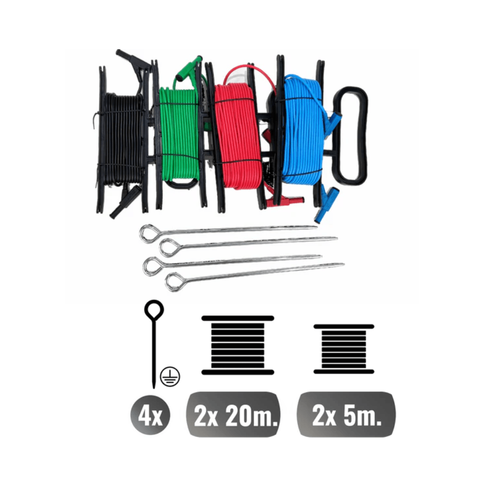 Set cabluri masurare rezistenta impamantare pentru KPS MULTICHECK6010 [2]
