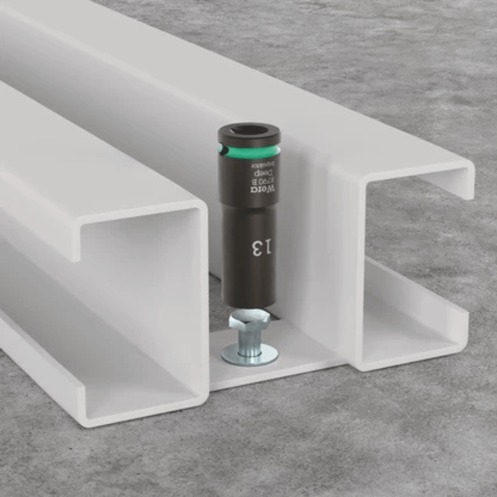 Set de chei tubulare de impact lungi pe sina magnetica, 9660, 3/8, 10 piese, Wera 05005590001 [2]