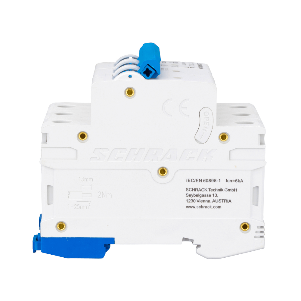 Intrerupator automat modular (MCB) AMPARO, 6kA, C 10A, 3 poli, SCHRACK AM617310 [2]
