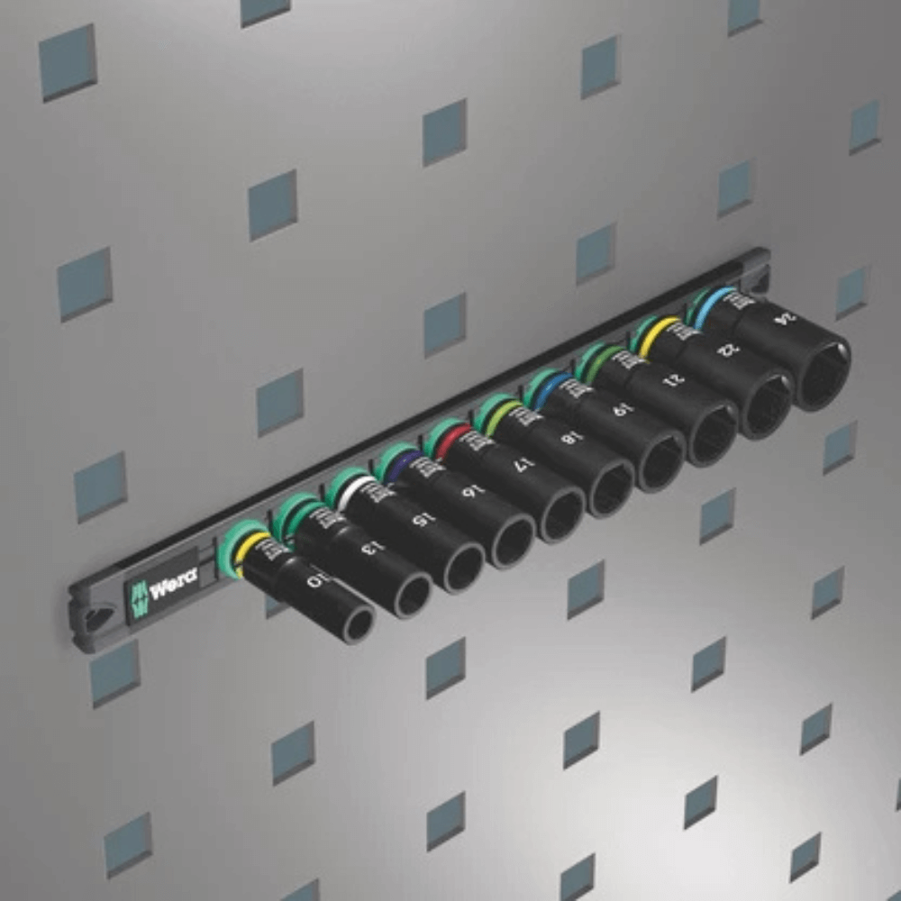 Set de chei tubulare de impact lungi pe sina magnetica, 9660, 3/8, 10 piese, Wera 05005590001 [3]