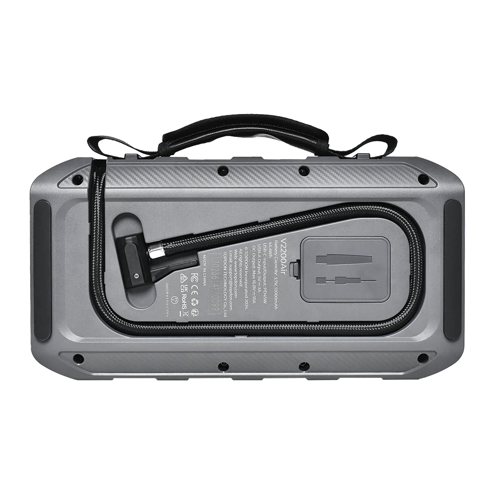 Starter auto portabil 2 in 1 cu compresor de aer 12000mAh, 2200A, TOPDON V2200Air [2]