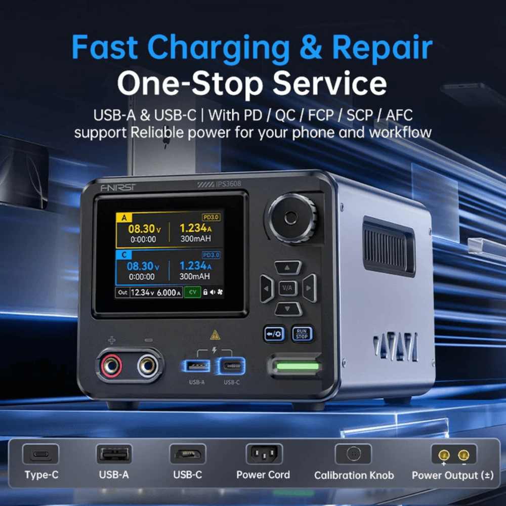 Sursa de laborator programabila, 0–36V/0–8A, 0-285W, FNIRSI IPS3608 [5]
