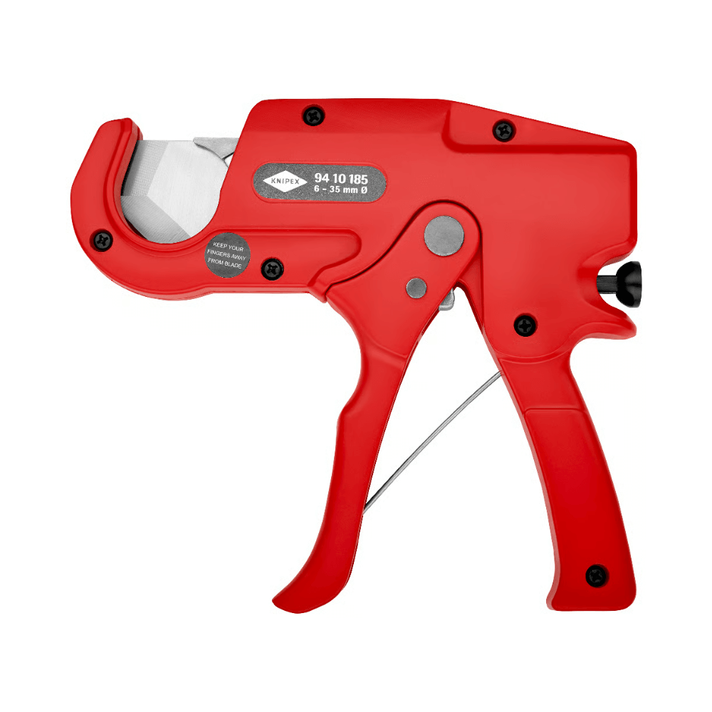 Unealta pentru taiat tevi din plastic, sistem cu clichet, 185 mm, KNIPEX 94 10 185 [2]