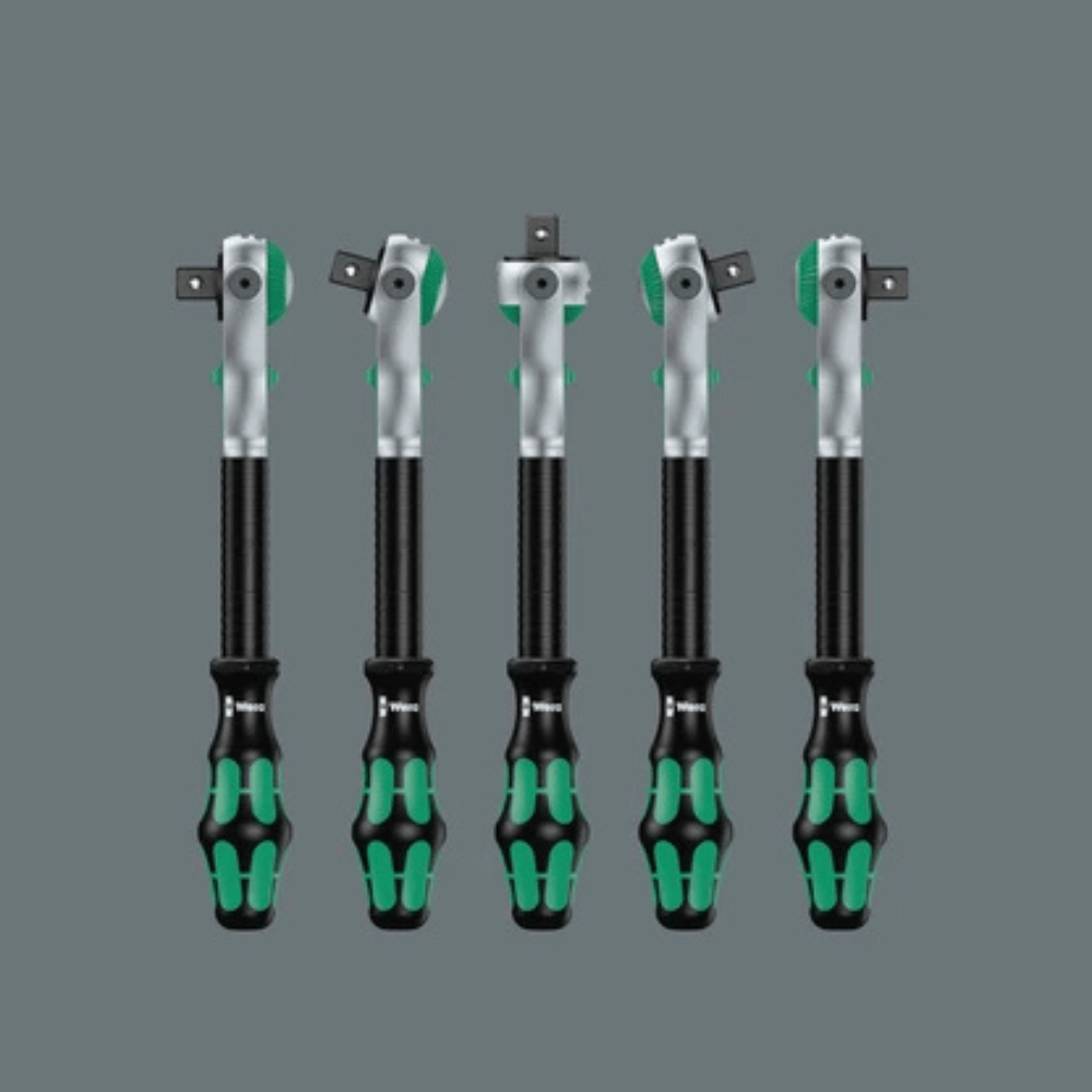 Set chei tubulare cu clichet 8100 SA/SC, 1/4 si 1/2, Zyklop Speed, metric, 43 piese, Wera 05160785001 [6]