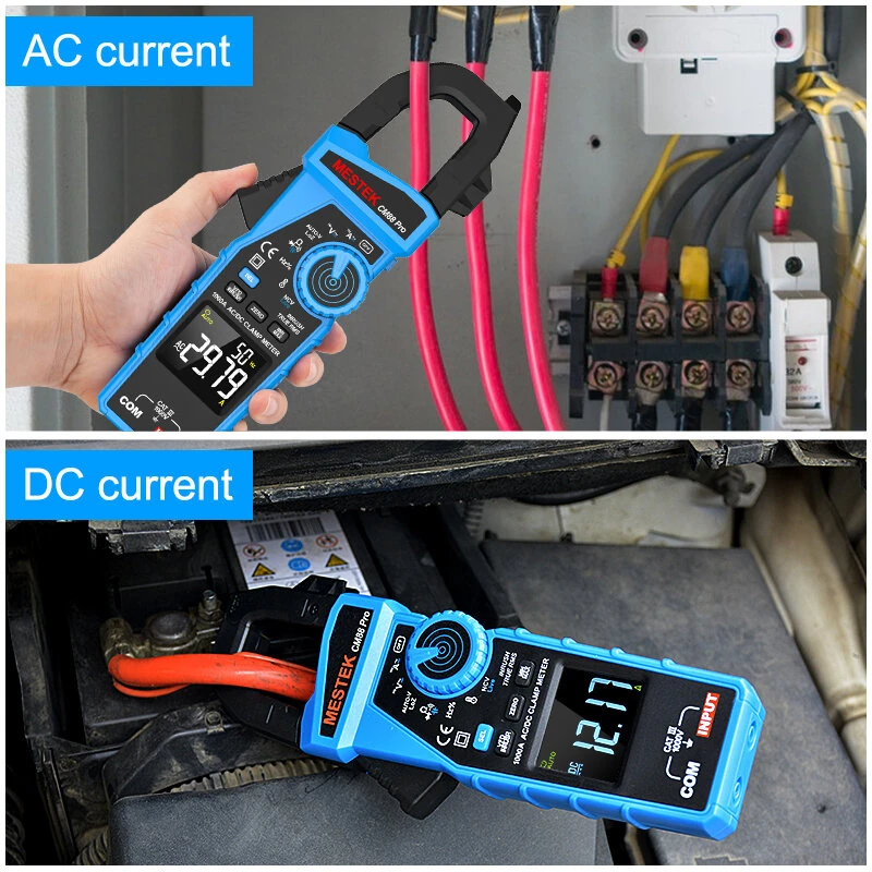 Clampmetru digital 600A AC/DC, NCV, True RMS, 6000 Counts, MESTEK CM88 PRO [4]